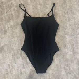 Black aerie bathing suit one piece